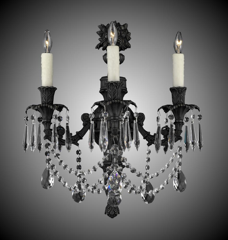 Three Light Wall Sconce